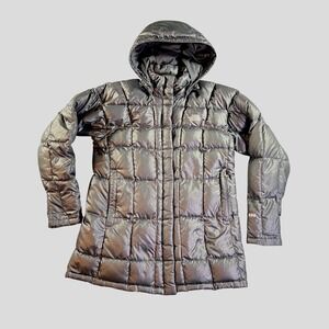 The North Face Metropolis Parka Women Large Black 600 Goose Down Puffer Jacket